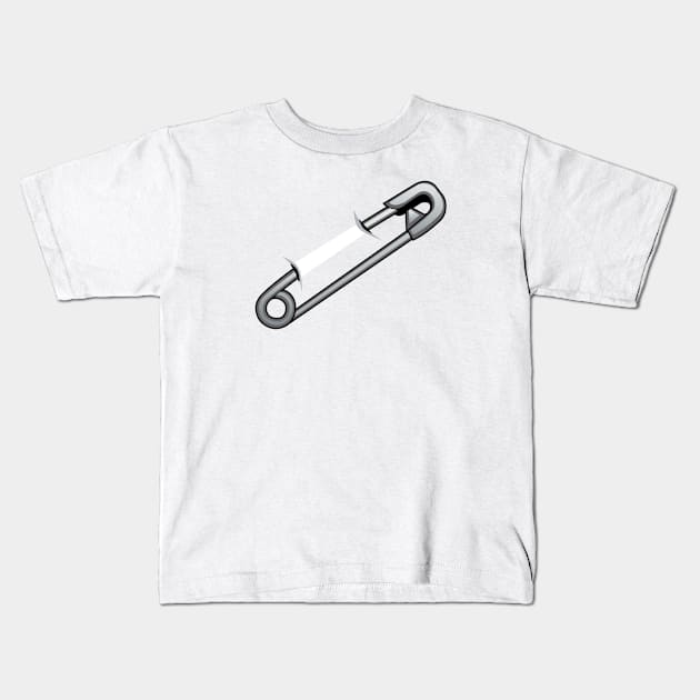 Chest Pin Kids T-Shirt by Mima_SY